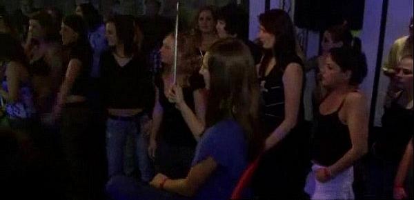 Hardcore groupsex party in club